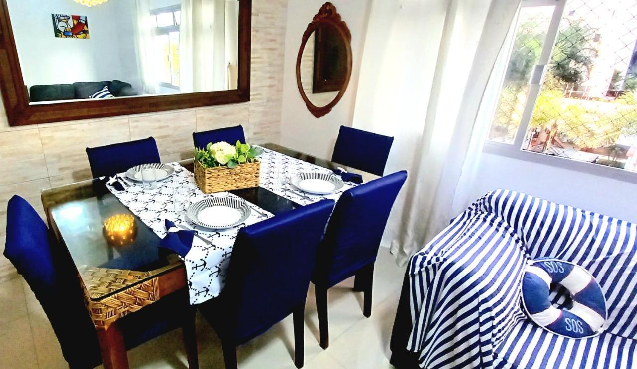 Apartamento Guaruja, Praia Asturias Aconchegante Leilighet Eksteriør bilde